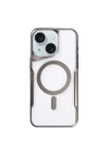BFS  iPhone 14 Kılıf Boyi Magsafe Silikon Kapak - Titan Gri