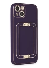BFS  iPhone 14 Kılıf Coco Elit Kapak - Derin Mor