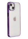 BFS  iPhone 14 Kılıf Element Silikon - Mor