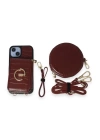 BFS  iPhone 14 Kılıf Ermes Kapak - Bordo