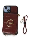 BFS  iPhone 14 Kılıf Ermes Kapak - Bordo
