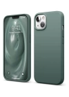 BFS  iPhone 14 Kılıf First Silikon - Koyu Yeşil