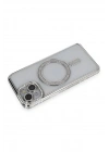 BFS  iPhone 14 Kılıf Joke Simli Magneticsafe Kılıf - Gümüş