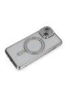 BFS  iPhone 14 Kılıf Joke Simli Magneticsafe Kılıf - Gümüş