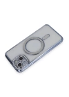 BFS  iPhone 14 Kılıf Joke Simli Magneticsafe Kılıf - Mavi