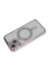 BFS  iPhone 14 Kılıf Joke Simli Magneticsafe Kılıf - Pembe