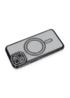 BFS  iPhone 14 Kılıf Joke Simli Magneticsafe Kılıf - Siyah