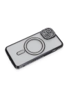 BFS  iPhone 14 Kılıf Joke Simli Magneticsafe Kılıf - Siyah
