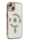 BFS  iPhone 14 Kılıf Kross Magneticsafe Kapak - Gold
