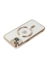 BFS  iPhone 14 Kılıf Kross Magneticsafe Kapak - Gold