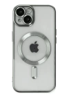 BFS  iPhone 14 Kılıf Kross Magneticsafe Kapak - Gümüş