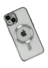 BFS  iPhone 14 Kılıf Kross Magneticsafe Kapak - Gümüş