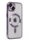 BFS  iPhone 14 Kılıf Kross Magneticsafe Kapak - Mor