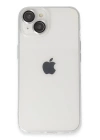 BFS  iPhone 14 Kılıf Luko Lens Silikon - Gümüş