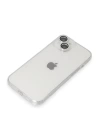 BFS  iPhone 14 Kılıf Luko Lens Silikon - Gümüş