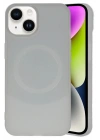 BFS  iPhone 14 Kılıf Maya Karbon Kapak - Gri