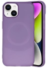 BFS  iPhone 14 Kılıf Maya Karbon Kapak - Mürdüm