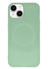 BFS  iPhone 14 Kılıf Maya Karbon Kapak - Su Yeşili