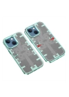 BFS  iPhone 14 Kılıf Mekanik Bumper Kapak - Yeşil