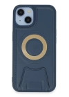 BFS iPhone 14 Kılıf Merkür Magneticsafe Standlı Kapak - Lacivert