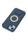 BFS iPhone 14 Kılıf Merkür Magneticsafe Standlı Kapak - Lacivert