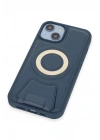 BFS iPhone 14 Kılıf Merkür Magneticsafe Standlı Kapak - Lacivert