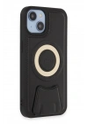 BFS iPhone 14 Kılıf Merkür Magneticsafe Standlı Kapak - Siyah