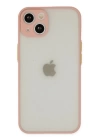 BFS  iPhone 14 Kılıf Montreal Silikon Kapak - Pembe