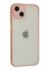 BFS  iPhone 14 Kılıf Montreal Silikon Kapak - Pembe