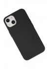 BFS  iPhone 14 Kılıf Nano içi Kadife Silikon - Siyah