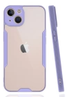 BFS  iPhone 14 Kılıf Platin Silikon - Lila