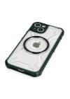 BFS  iPhone 14 Kılıf Prag Magneticsafe Kapak - Koyu Yeşil