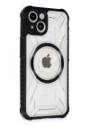 BFS  iPhone 14 Kılıf Prag Magneticsafe Kapak - Siyah