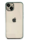 BFS  iPhone 14 Kılıf Razer Lensli Silikon - Yeşil