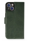 BFS  iPhone 14 Kılıf Trend S Plus Kapaklı Kılıf - Yeşil
