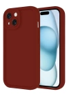 BFS  iPhone 14 Kılıf Viera Silikon - Bordo