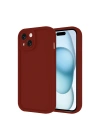 BFS  iPhone 14 Kılıf Viera Silikon - Bordo