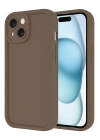 BFS  iPhone 14 Kılıf Viera Silikon - Kahverengi