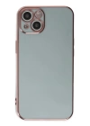 BFS  iPhone 14 Kılıf Volet Silikon - Açık Yeşil