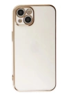 BFS  iPhone 14 Kılıf Volet Silikon - Beyaz