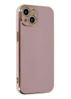 BFS  iPhone 14 Kılıf Volet Silikon - Mor