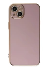 BFS  iPhone 14 Kılıf Volet Silikon - Mor