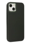 BFS  iPhone 14 Plus Kılıf Asya Deri Silikon - Koyu Yeşil