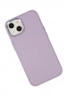 BFS  iPhone 14 Plus Kılıf Asya Deri Silikon - Lila