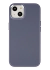 BFS  iPhone 14 Plus Kılıf Asya Deri Silikon - Mor
