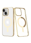 BFS  iPhone 14 Plus Kılıf Element Magneticsafe Sert Kapak - Gold