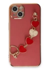 BFS  iPhone 14 Plus Kılıf Esila Silikon - Kırmızı