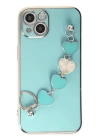 BFS  iPhone 14 Plus Kılıf Esila Silikon - Su Yeşili