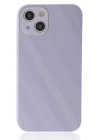 BFS  iPhone 14 Plus Kılıf Glass Kapak - Lila