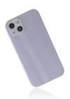 BFS  iPhone 14 Plus Kılıf Glass Kapak - Lila